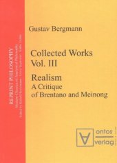 book Realism: A Critique of Brentano and Meinong