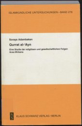 book Qurrat al-’Ayn: Eine Studie der religiösen und gesellschaftlichen Folgen ihres Wirkens