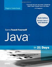 book Sams teach yourself Java (covers Java 7 and Android) in 21 days