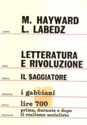 book Letteratura e rivoluzione