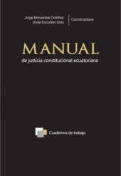 book Manual de justicia constitucional ecuatoriana