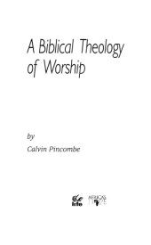 book A Biblical theology of worship