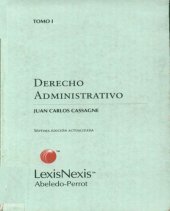 book Derecho Administrativo. Tomo I