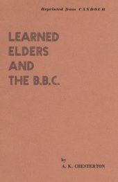 book Learned Elders and the B.B.C.