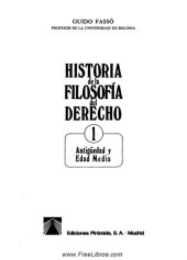 book Historia de la Filosofía del Derecho 1. Antigüedad y Edad Media