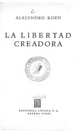 book La libertad creadora.