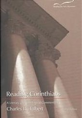 book Reading Corinthians : a literary and theological commentary