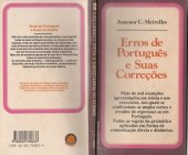 book Erros de Português e suas correções