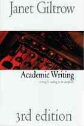 book Academic writing: writing and reading in the disciplines