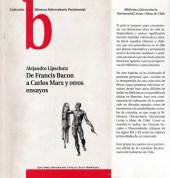 book De Francis Bacon a Carlos Marx y otros ensayos