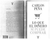 book Lo que el dinero sí puede comprar