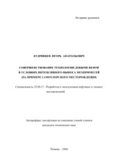 book Совершенствование технологии добычи нефти в условиях интенсивного выноса мехпримесей (на примере самотлорского месторождения)