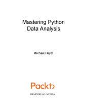 book Mastering Python Data Analysis