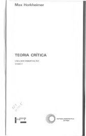 book Teoria Crítica - Uma Documentação - Tomo 1