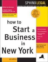 book How to start a business in New York