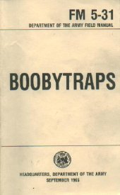 book Boobytraps: Fm 5-31