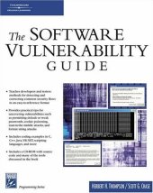 book The software vulnerability guide