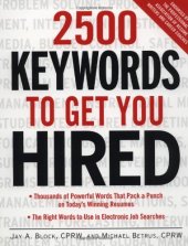 book 2500 Keywords to Get You Hired