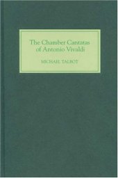 book The Chamber Cantatas of Antonio Vivaldi