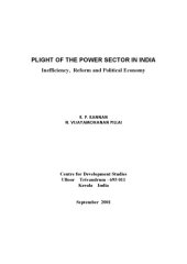 book Plight of the Power Sector in India