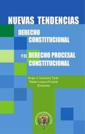 book Nuevas tendencias del Derecho constitucional y Derecho procesal constitucional