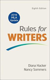 book Rules for Writers with 2016 MLA Update