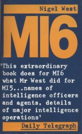 book MI6: British Secret Intelligence Service Operations, 1909–1945