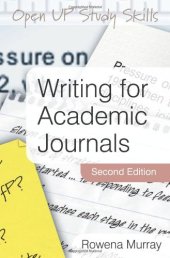 book Writing for Academic Journals