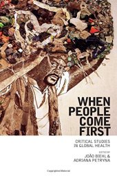 book When People Come First: Critical Studies in Global Health