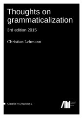 book Thoughts on grammaticalization