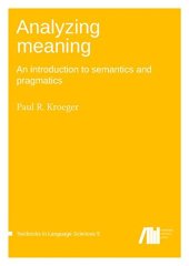 book Analyzing meaning: An introduction to semantics and pragmatics