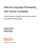 book Natural Language Processing with Python Cookbook