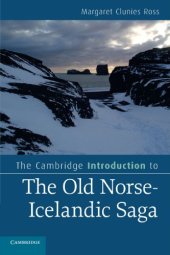 book The Cambridge Introduction to the Old Norse-Icelandic Saga