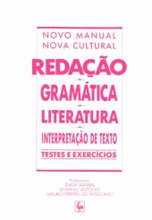 book Redação Gramática Literatura Interpretação de Texto - Testes e Exercícios