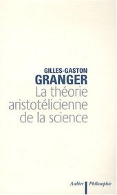 book La théorie aristotélicienne de la science