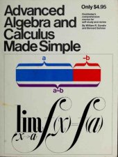 book Advanced Algebra and Calculus Made Simple