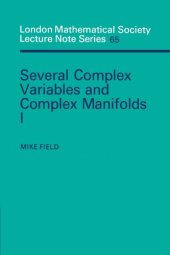 book Several Complex Variables and Complex Manifolds I