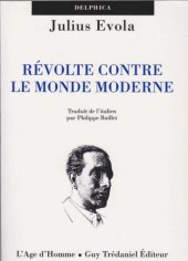 book Revolte Contre le Monde Moderne