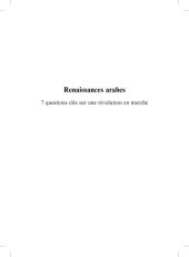 book Renaissances arabes : 7 questions clés sur des révolutions en marche