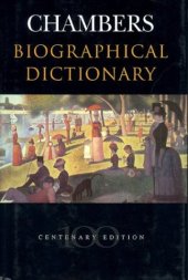 book Chambers Biographical Dictionary