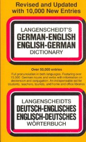 book Langenscheidt’s German-English English-German Dictionary