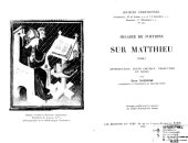 book Sur Matthieu, Chap. 1-13