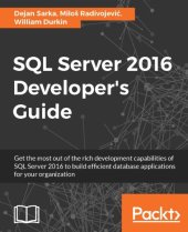 book SQL server 2016 developer guide