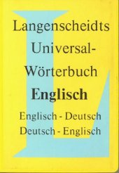 book Langenscheidts Universal-Wörterbuch Englisch (English-German and German-English Dictionary)