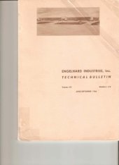 book Engelhard Industries Technical Bulletin