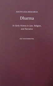 book Dharma: Its Early History in Law, Religion, and Narrative