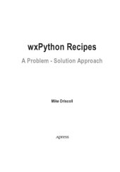 book wxPython Recipes