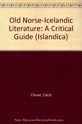 book Old Norse-Icelandic Literature: A Critical Guide