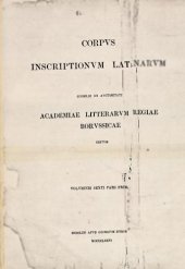 book Pars 1: Inscriptiones urbis Romae latinae