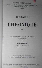 book Chronique, introduction, texte critique et traduction, tome I, Commentaire et index, tome II